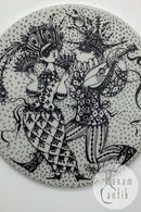 Bjørn Wiinblad: Nymølle MASKERADEより2月のプレートです。