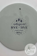 Bjørn Wiinblad: Nymølle BYE-BYEより8月のプレート