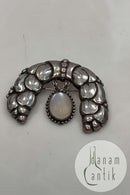 Art Nouveau Broche af Sølv fra Gran og Laglye