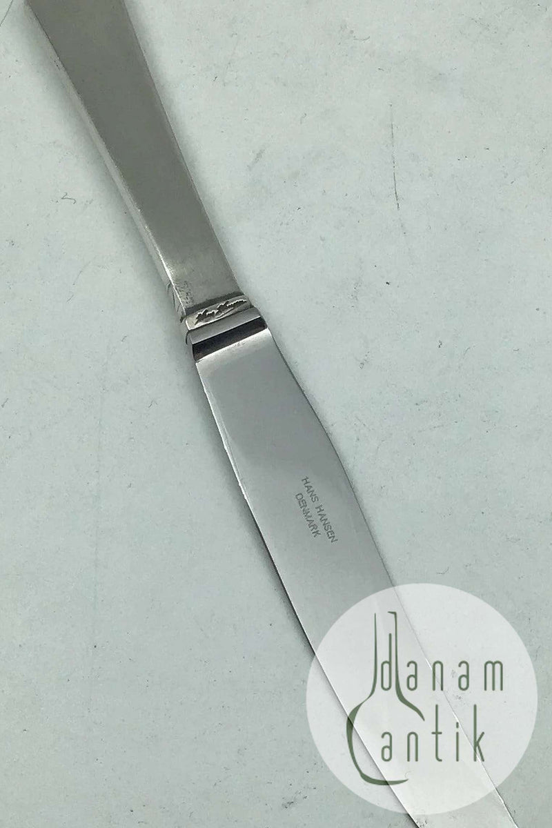 Hans Hansen Arvesølv No. 4 Sterling Sølv Frugtkniv/Barnekniv
