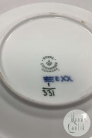 Royal Copenhagen Musselmalet Riflet Tallerken No 331 med Logo