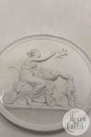 Bing and Grondahl Biscuit Plate Shepherdess with a Amorphous. No. 110