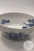 Royal Copenhagen Blaue Blume geschweißte große Salatschüssel Nr. 1643