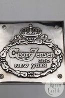 Georg Jensen Inc. New York  Forsølvet Forhandler Plaquette