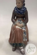 ダール・イェンセン アマガー少女座像 No 1110