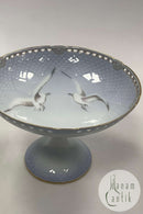 Bing og Grøndahl Måge med Guld Gennembrudt opsats / Skål