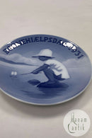 Royal Copenhagen Børnehjælpsdags Platte fra 1931