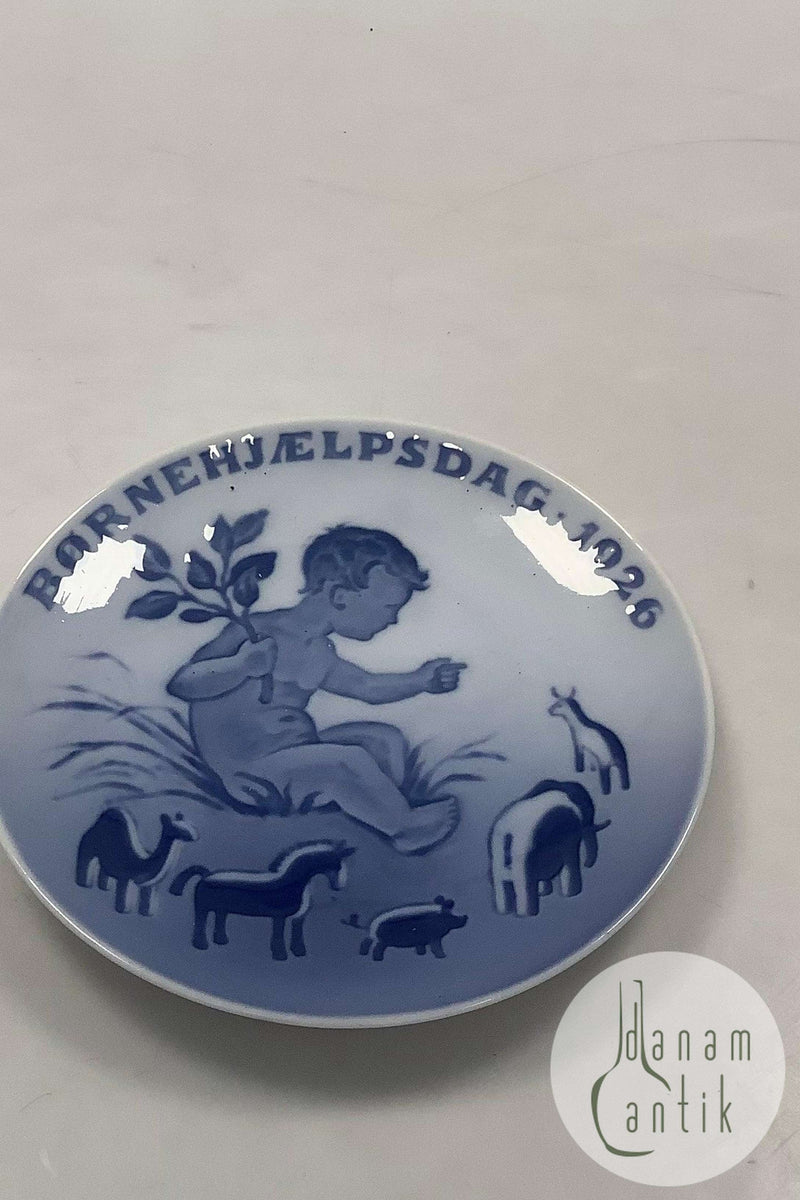Royal Copenhagen Børnehjælpsdags Platte fra 1926