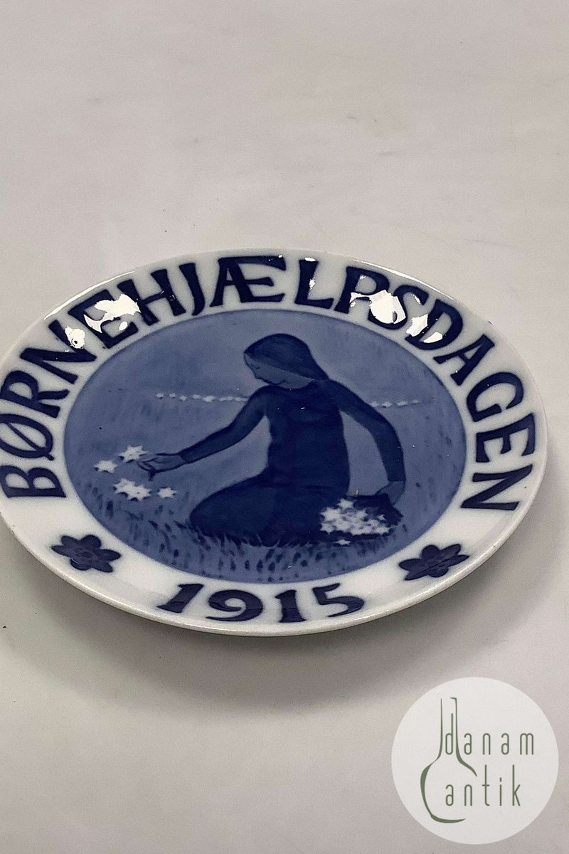 Royal Copenhagen Børnehjælpsdags Platte fra 1915
