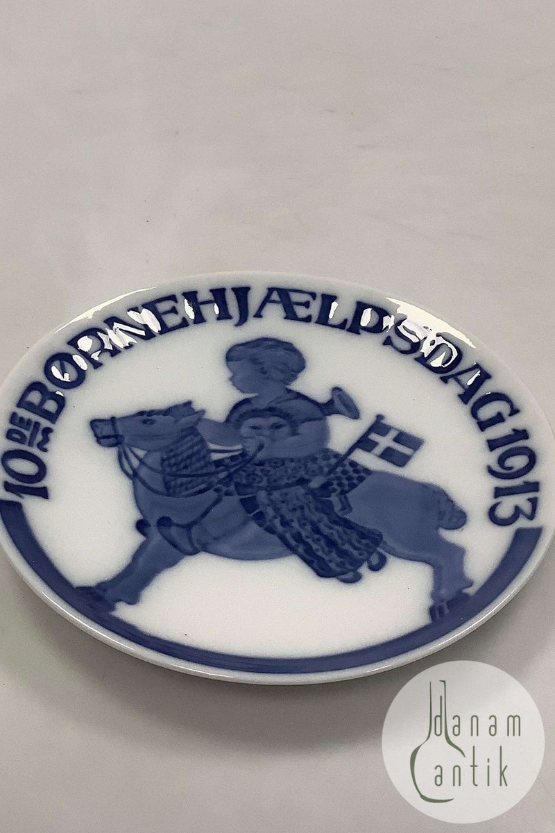 Royal Copenhagen Børnehjælpsdags Platte fra 1913