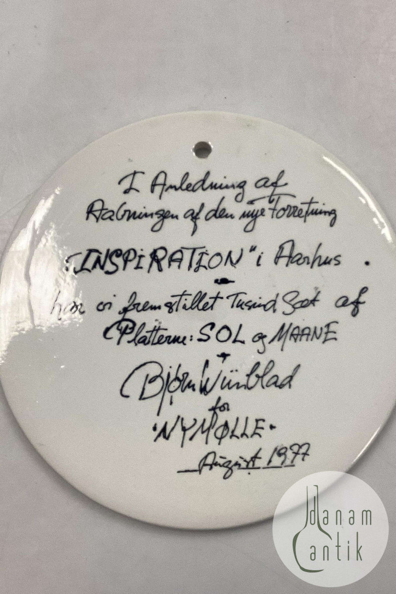 Bjørn Wiinblad for Nymølle Platte - MÅNE