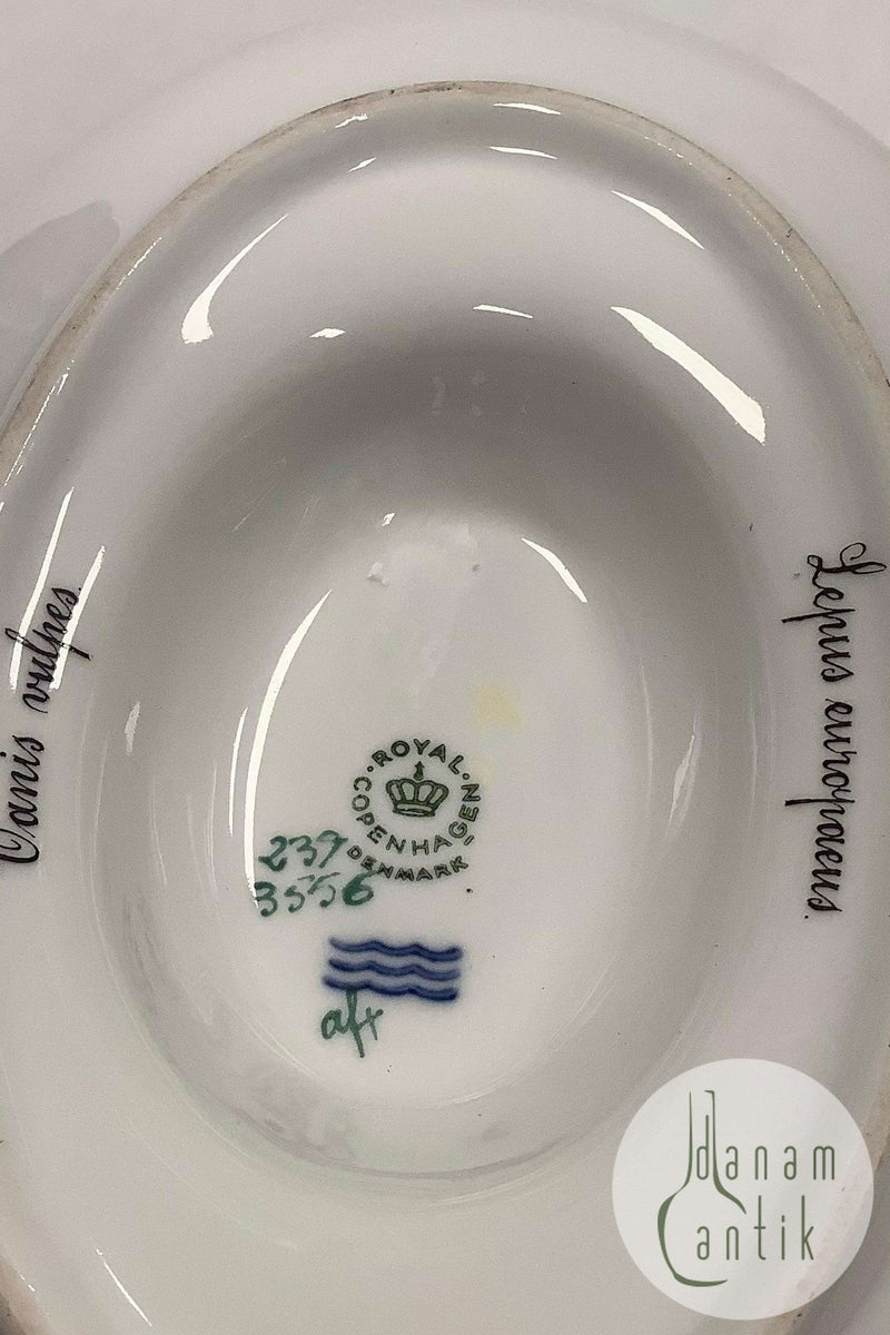Royal Copenhagen Flora Danica Jagt Saucekande med fast Underskål