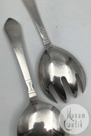 Georg Jensen Sterling Silber Antikes Servierset Nr. 115+116