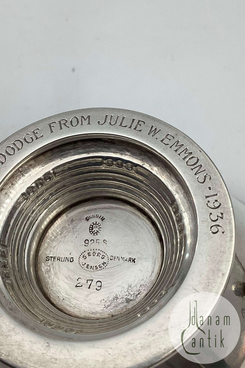 Georg Jensen Sterling Sølv Sovsekande No 279