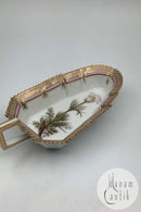 Antike Royal Copenhagen Flora Danica Asiet mit Stiel Nr. 3542