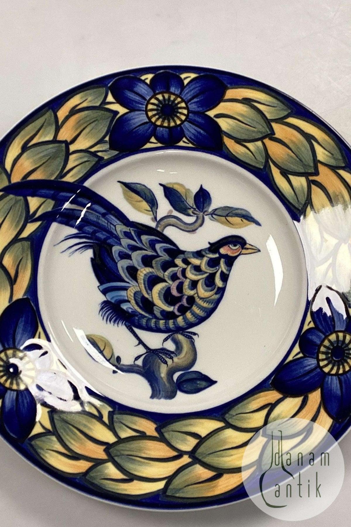   Blue Pheasant 6枚セット Royal Copenhagen Blue Pheasant Dish No 725