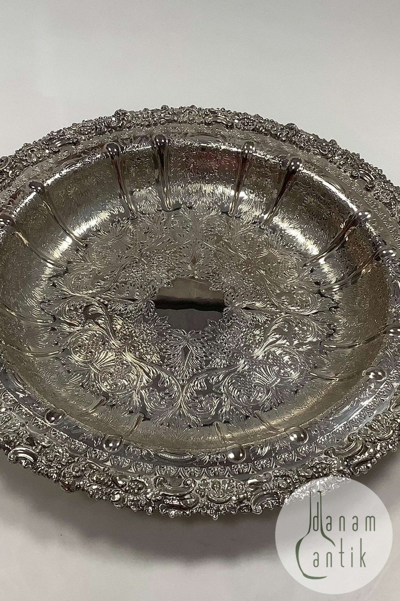 Garrad og Co Sølvplet Bakke / Fad fra England