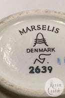 Aluminia White Marselis Vase Nils Thorsson No 2639