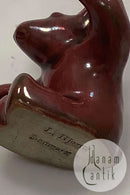 Hjort FIgurine Bornholm Glazed Ceramic Bear with opening arms