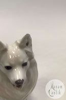 Royal Copenhagen Figurine af  Hvid German Spitz No. 977