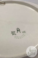 Aluminia Stor Vægplatte med Blomster Motif No 200 / 702 Rep