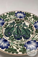 Aluminia Fajance Fad / Skål No 385/300 med Fiske motiv