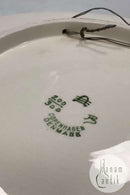 Aluminia Fajance Fad / Skål No 200/300 med Blomster motiv