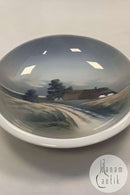 Lyngby Porcelænsskål med Landskabs motiv No 124-3-86