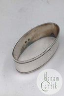 W & S Sørensen Sølv Dobbeltriflet Servietring