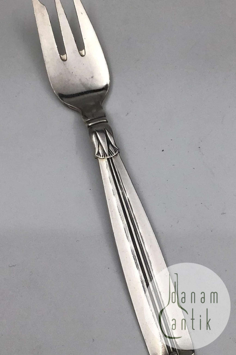 Horsens Sølv Sølv Lotus Kagegaffel