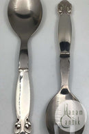 Georg Jensen Sterling Sølv Pinje Salatsæt 133 Mellem