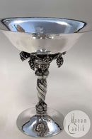 Georg Jensen Sterling Silber Großer Traubenaufsatz / Traubenschale Nr. 264 A