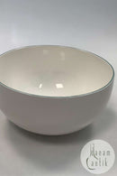 Royal Copenhagen 4 All Seasons Stor skål med grøn kant No 578