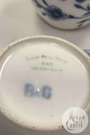 3 个 1897 年的 Bing 和 Grøndahl 蝴蝶大杯