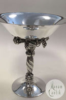 Georg Jensen Sterling Silber Großer Traubenaufsatz / Traubenschale Nr. 264 A
