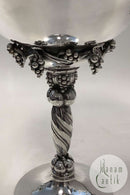 Georg Jensen Sterling Silber Großer Traubenaufsatz / Traubenschale Nr. 264 A