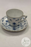 Bing 和 Grøndahl 蝴蝶与金色咖啡杯和碟子 No 102