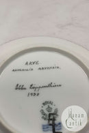 Royal Copenhagen Privately painted Flora Danica Cake plate No 3552