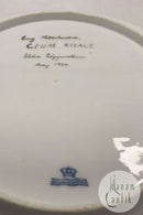 Royal Copenhagen Privately painted Flora Danica Dinner plate No 3549