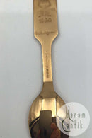 A. Michelsen Juletheske 1990 Forgyldt Sterling Sølv med emalje