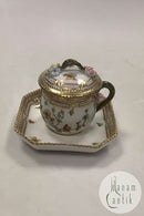 Royal Copenhagen Privat gemalt Flora Danica Cremetasse Nr 3514