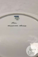 Royal Copenhagen Privat gemalt Flora Danica Fisch Teller Nr 3549