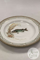 Royal Copenhagen Privatmalet Flora Danica Fisketallerken No 3549