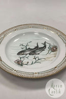 Royal Copenhagen Privatmalet Flora Danica Fisketallerken No 3549