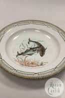 Royal Copenhagen Privatmalet Flora Danica Fisketallerken No 3549