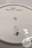 Royal Copenhagen Privat gemalt Flora Danica Fisch Teller Nr 3549