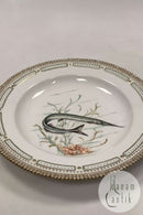Royal Copenhagen Privat gemalt Flora Danica Fisch Teller Nr 3549