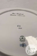 Royal Copenhagen Privat gemalt Flora Danica Fisch Teller Nr 3549