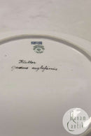 Royal Copenhagen Privat gemalt Flora Danica Fisch Teller Nr 3549