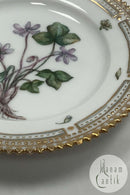 Royal Copenhagen Privatmalet Flora Danica Kagetallerken No 3552